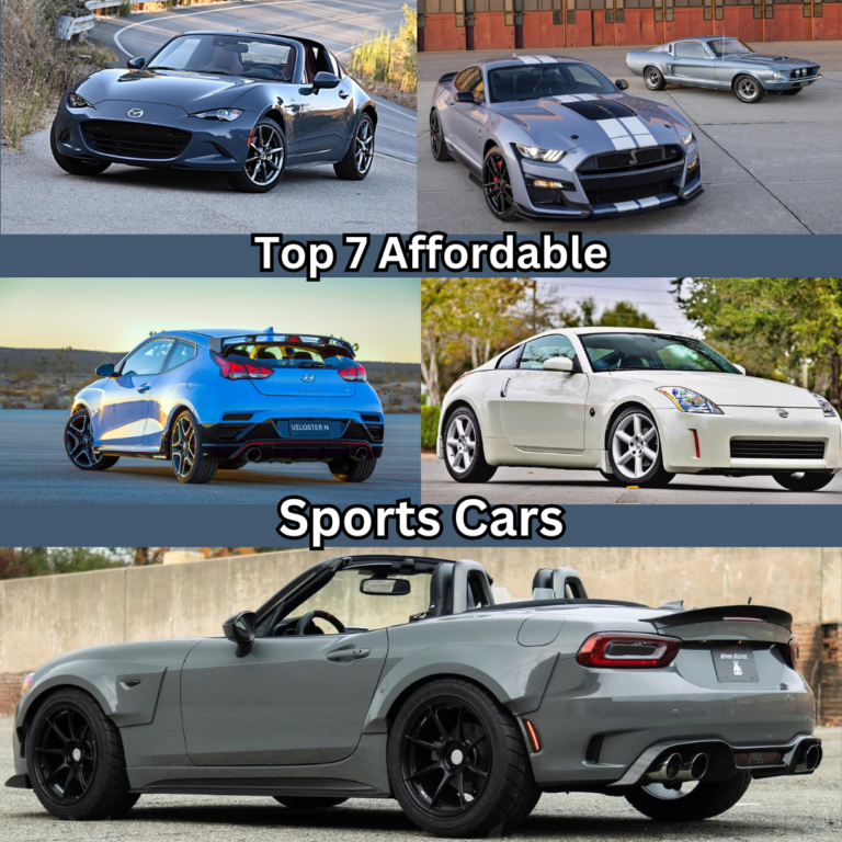 Top 7 Affordable Sports Cars for Enthusiasts on a Budget