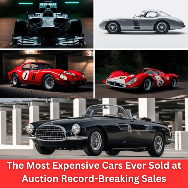 The Most Expensive Cars Ever Sold at Auction: Record-Breaking Sales