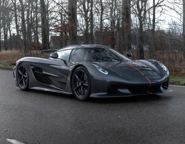 Koenigsegg Jesko Absolut: A top-speed focused hypercar, engineered to reach 330 mph with 1,600 horsepower.